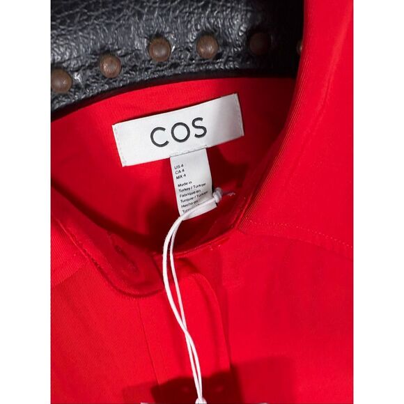 COS side striped button down blouse size 4 - Picture 9 of 12